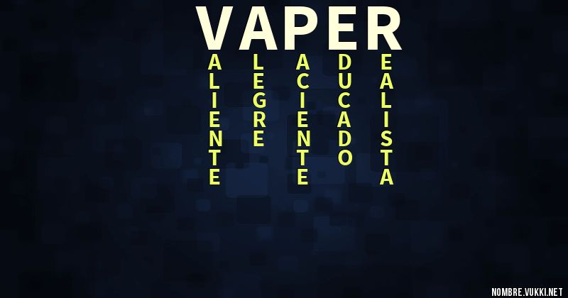 Acróstico vaper