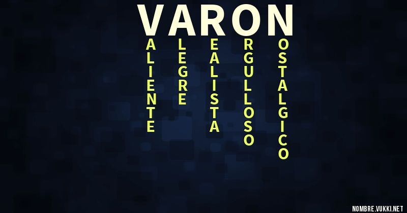 Acróstico varon