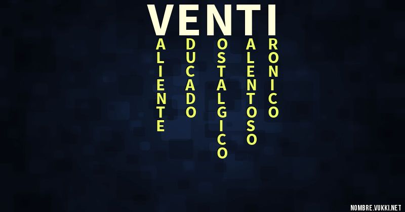 Acróstico venti