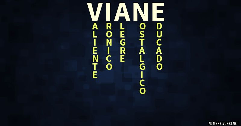Acróstico viane