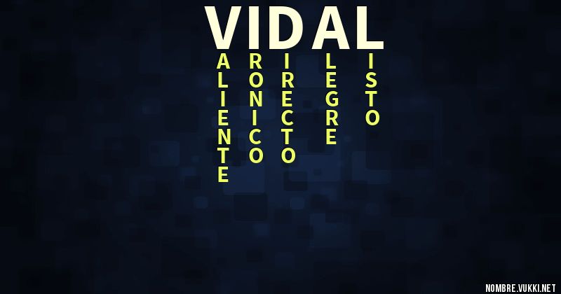 Acróstico vidal