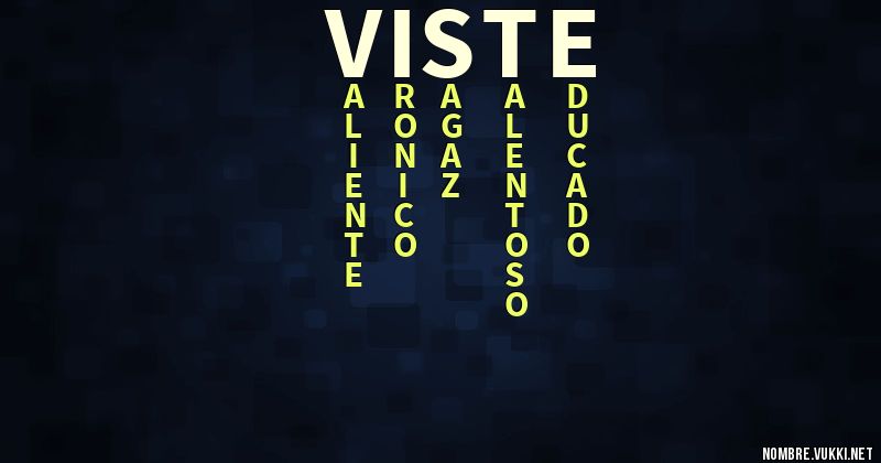 Acróstico viste