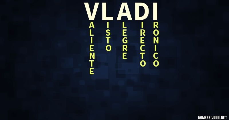 Acróstico vladi