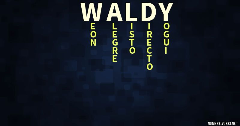 Acróstico waldy