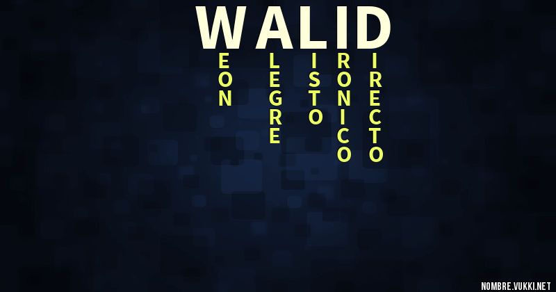 Acróstico walid