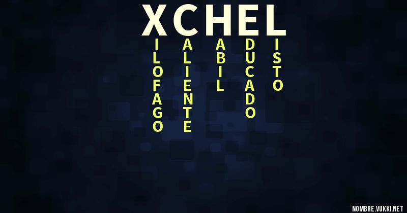 Acróstico xchel