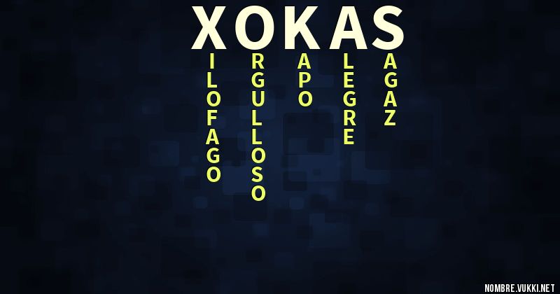 Acróstico xokas