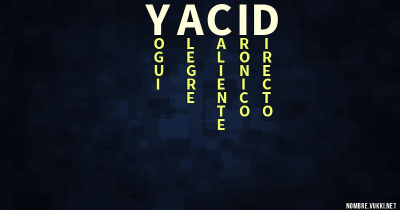 Acróstico yacid