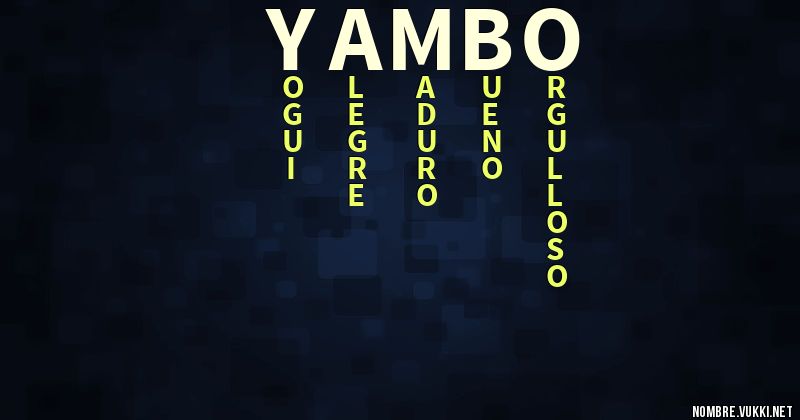 Acróstico yambo