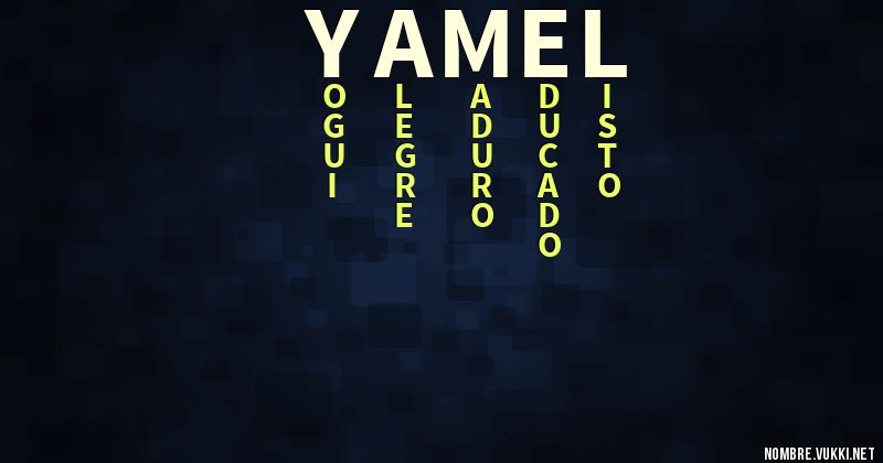Acróstico yamel
