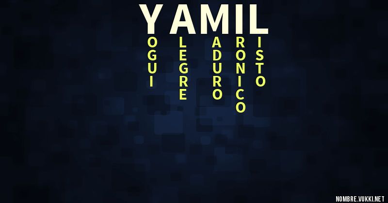 Acróstico yamil