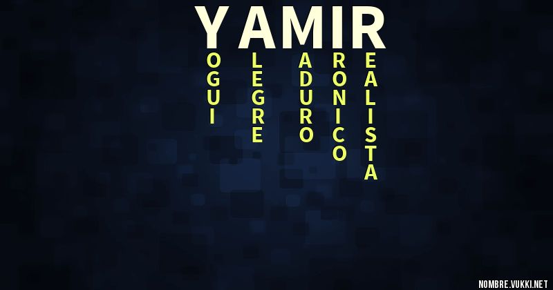 Acróstico yamir