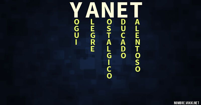 Acróstico yanet