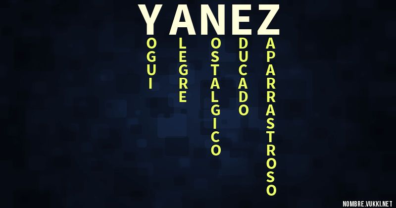 Acróstico yanez