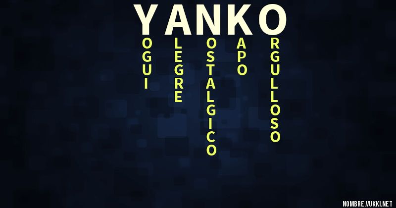 Acróstico yanko