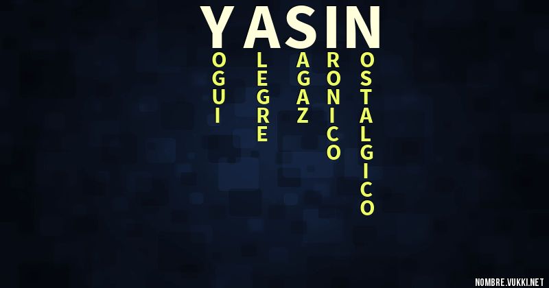 Acróstico yasin