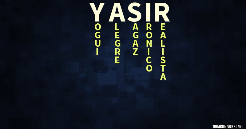 Acróstico yasir