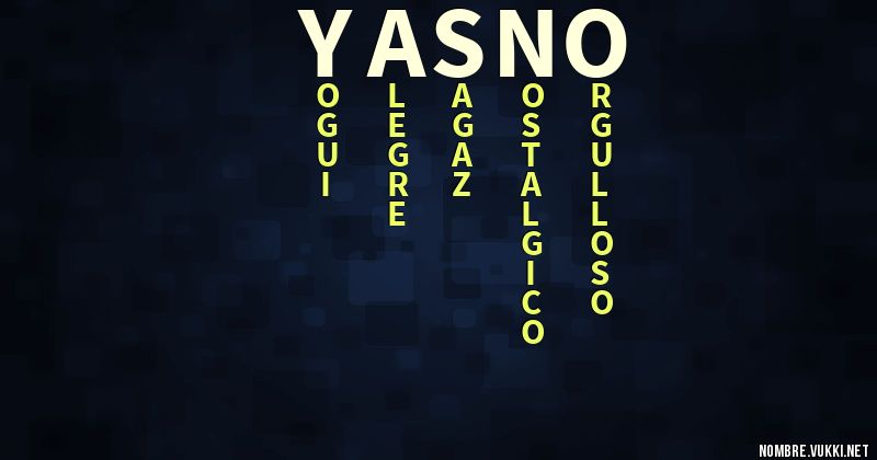 Acróstico yasno