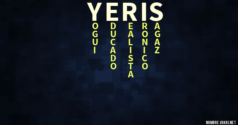 Acróstico yeris