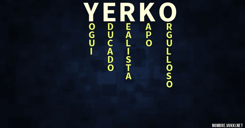 Acróstico yerko