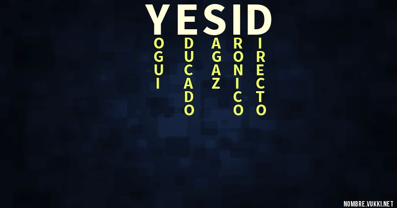 Acróstico yesid