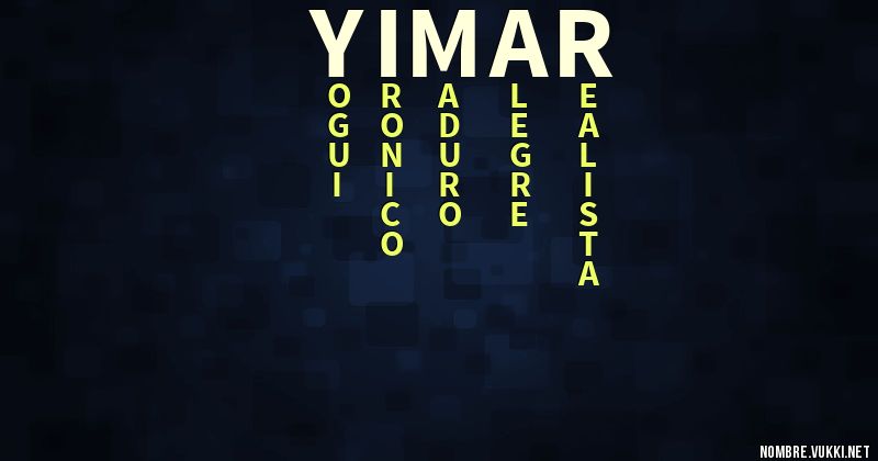 Acróstico yimar