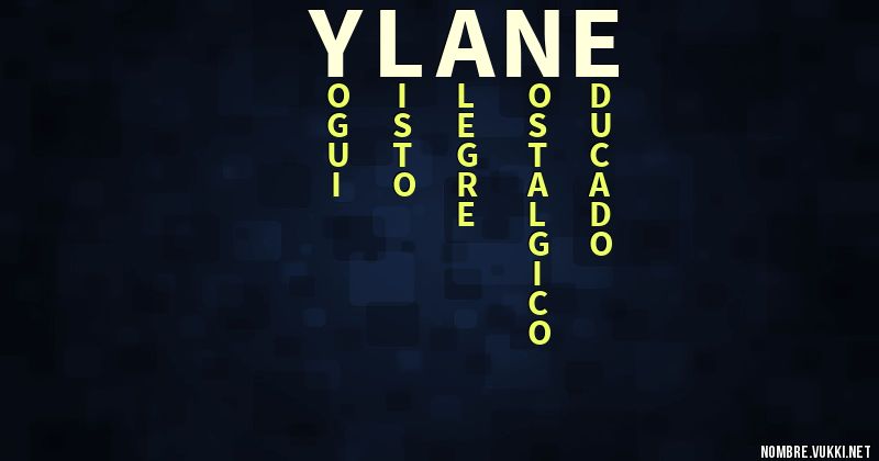 Acróstico ylane