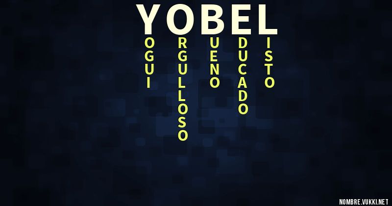 Acróstico yobel