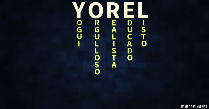 Acróstico yorel