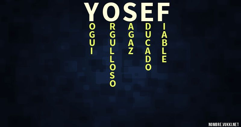 Acróstico yosef