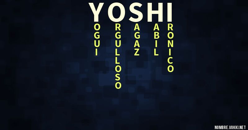 Acróstico yoshi