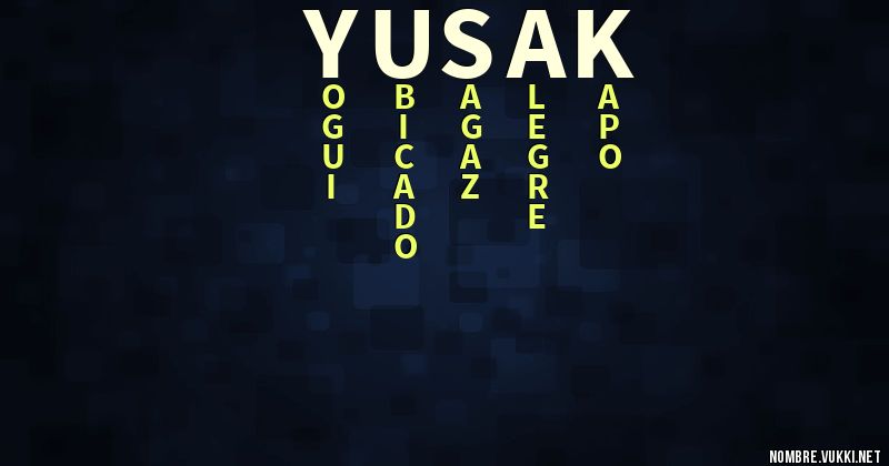Acróstico yusak