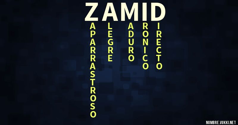 Acróstico zamid