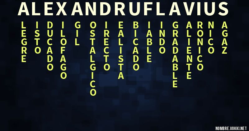 Acróstico alexandru-flavius