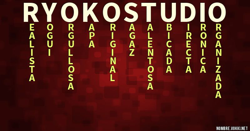 Acróstico ryoko studio