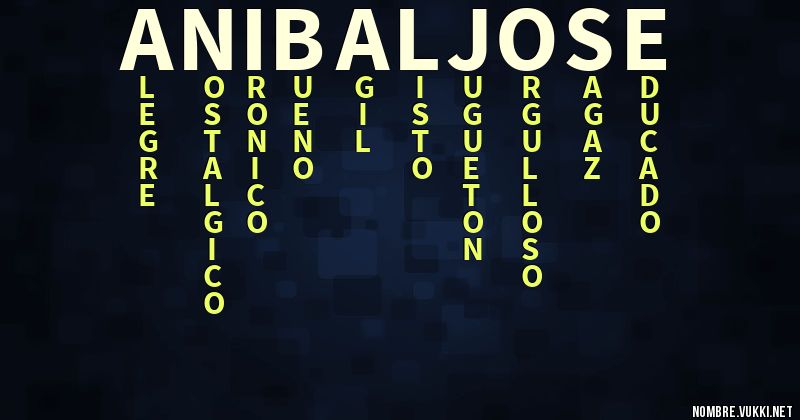 Acróstico anibal jose