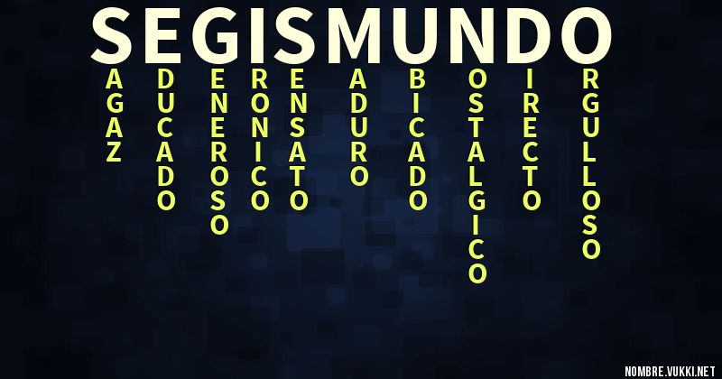 Acróstico segismundo
