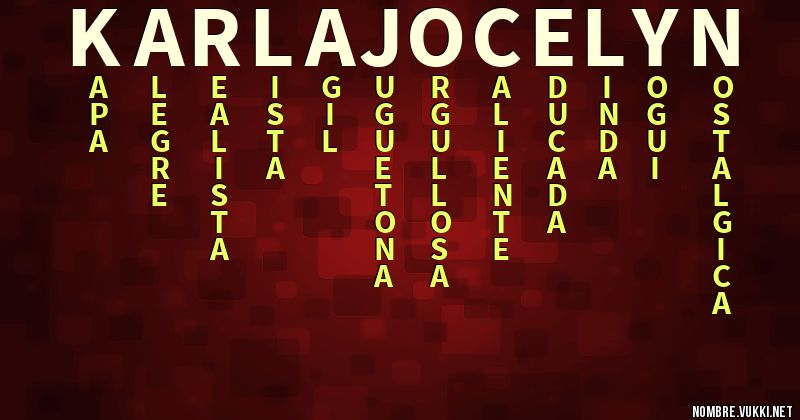 Acróstico karla jocelyn