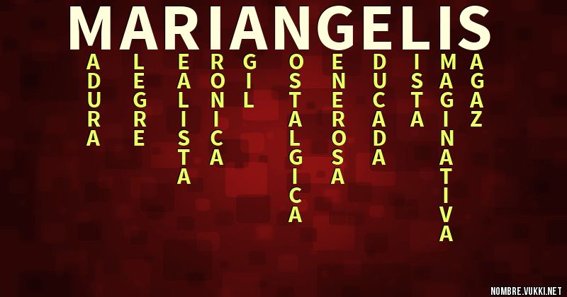 Acróstico mariangelis