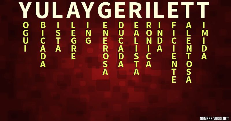 Acróstico yulay gerilett