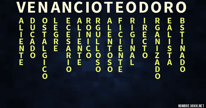 Acróstico venancio teodoro