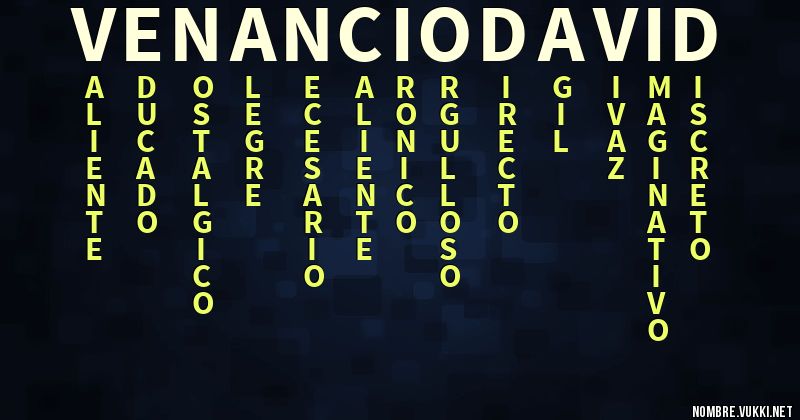 Acróstico venancio david