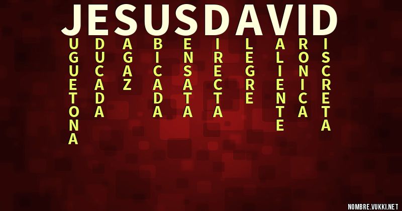 Acróstico jesús david