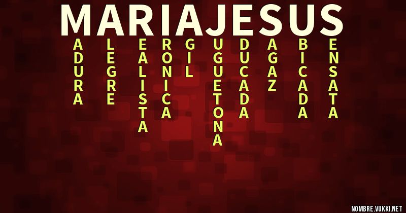 Acróstico maría jesús