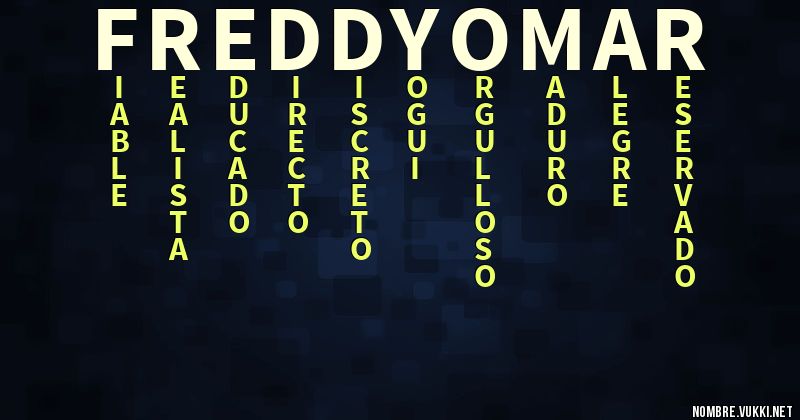 Acróstico freddy omar