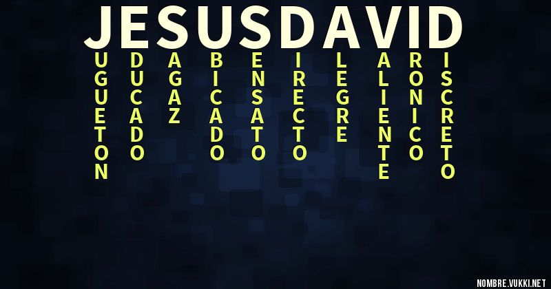 Acróstico jesÚs david