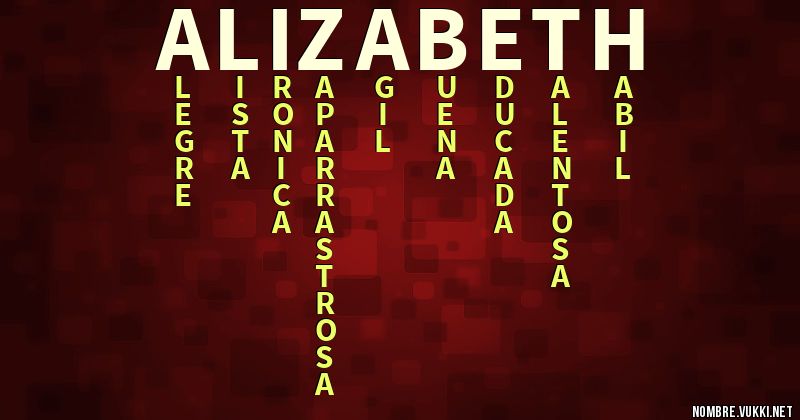 Acróstico alizabeth