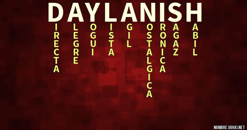 Acróstico daylanish