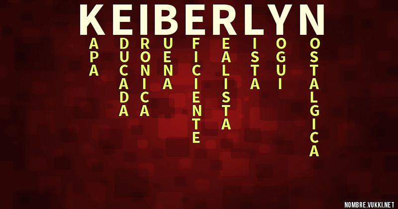 Acróstico keiberlyn