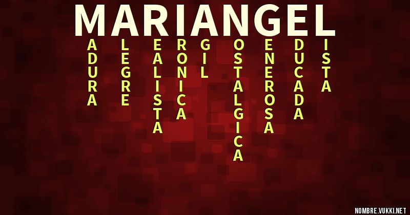 Acróstico mariángel